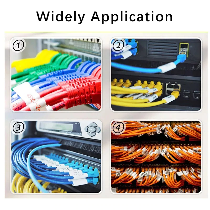 30pcs Cable Identifier Label Sticker, Indoor, Outdoor, Waterproof, Network PC UTP Wire Cable Tie Marker Marking Organizer Tag Management Tool Label Sticker. Product Information: Type: Self-Adhesive Wire Label, Quantity: 30pcs, Ten Colours, White; Yellow; Red; Blue; Green; Orange; Pink; Purple; Brown; Grey. Size: 84mm*26mm. Printing Machine: Laser printer.