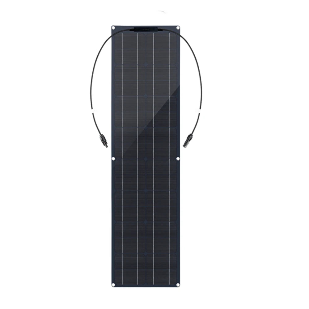 50W 100W Monocrystalline Flexible Solar Panel Kit 12V Battery Charger System For Home Camping Car RV Boat Off-grid Applications