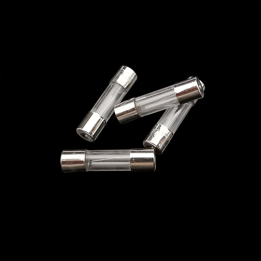 100/150Pcs Quick Blow Glass Tube Fuse 5x20mm Glass Fuses Assortment kit 0.2A-20A/0.1A-30A with Plastic Box