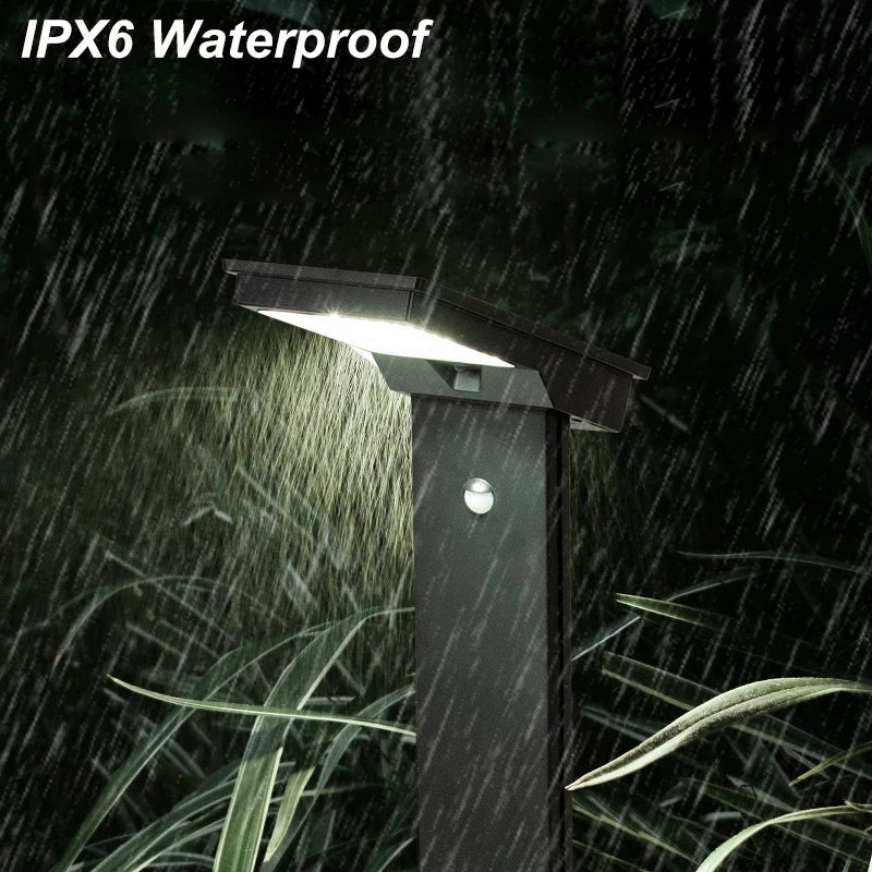 LED Solar Lawn Lights Motion Sensor Lamp Outdoor Garden Decoration Light Waterproof Simple Landscape Lamp for Courtyard Lighting