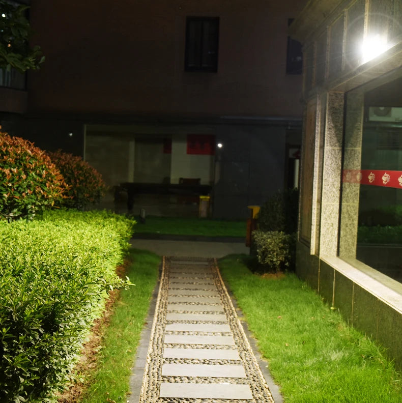 LED Solar Light Motion Sensor Outdoor Garden Street Light Remote Control Waterproof Wall Light Garage Floodlight Courtyard light