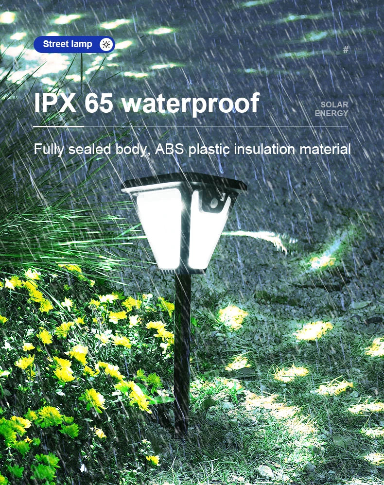5000LM Outdoor Solar Lights Motion Sensor Solar Powered Lamp USB Rechargeable Wall Light Garden Decoration Landscape floodlight