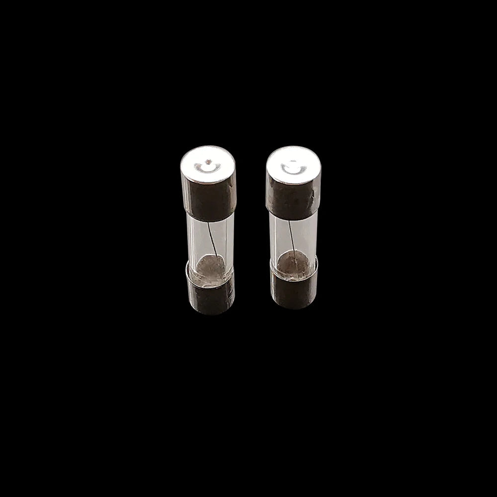 100/150Pcs Quick Blow Glass Tube Fuse 5x20mm Glass Fuses Assortment kit 0.2A-20A/0.1A-30A with Plastic Box