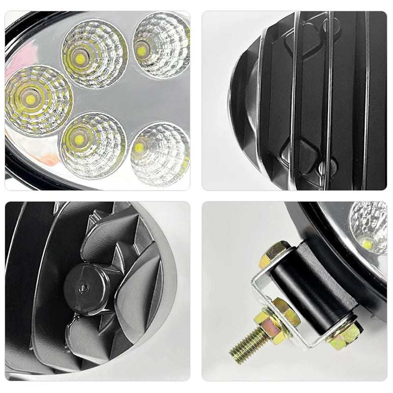 5.5" Spot Flood LED Light Bar Off Road LED Work Light 12V 24V Headlights for Car 4x4 Truck ATV SUV Boat Lada Barra LED Lightbar