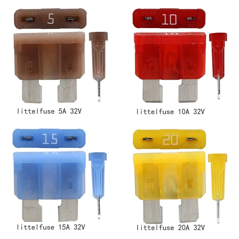 12V 12 Way Marine Fuse Block Fuse Panel With Ground & 12 Volt Fuse Box For Car Automotive Boat RV RZR-A45K