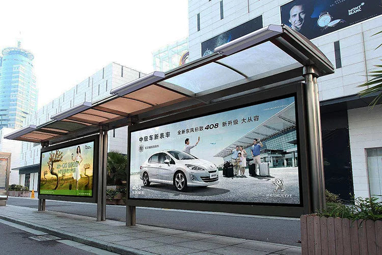Solar Billboard Lights with Sensor Outdoor Automatic 4 Modes Lighting Solar LED Lamp Until Morning Outside for Street Wall Light