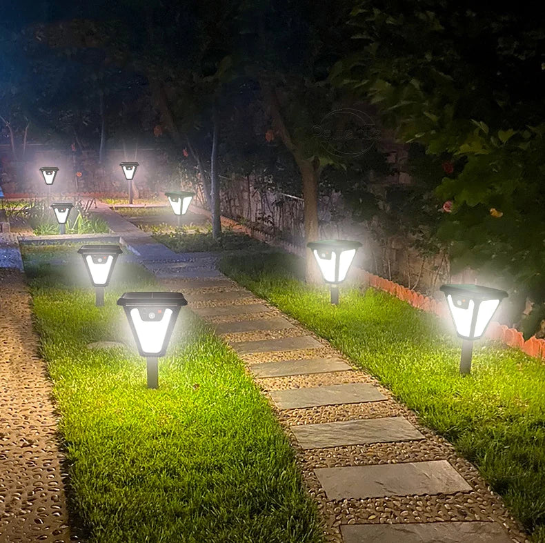 5000LM Outdoor Solar Lights Motion Sensor Solar Powered Lamp USB Rechargeable Wall Light Garden Decoration Landscape floodlight