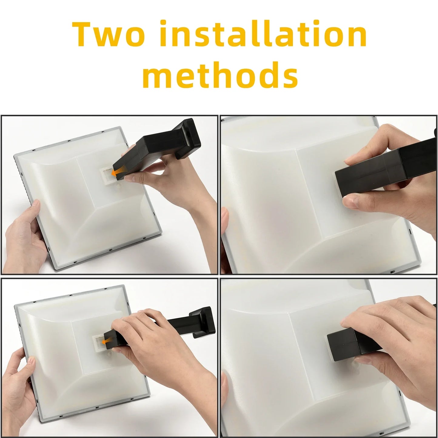 Outdoor Waterproof Solar LED Lights with Radar Sensor for Porch Fence Pillar Garage Entryway Lighting Solution