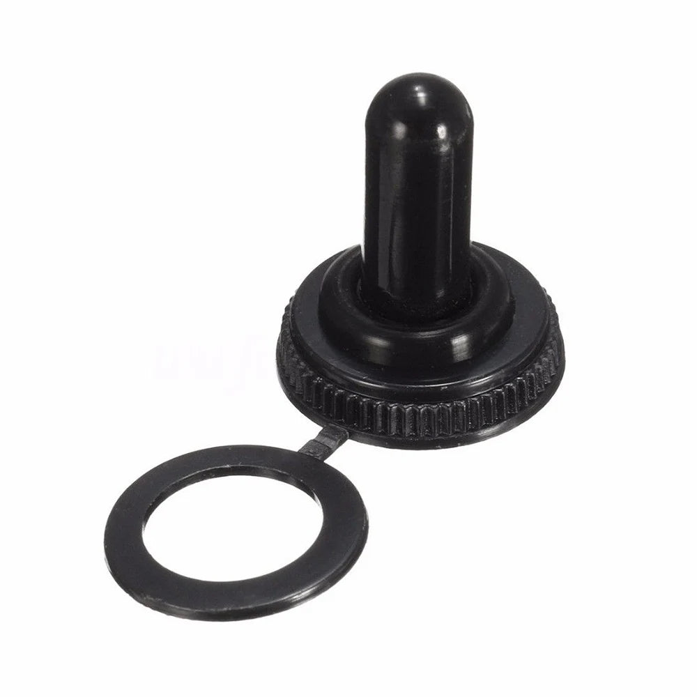 Heavy Duty On/Off Small Spst Toggle Switch Miniature + Waterproof Cover 12v Rocker Car Products Interior Parts Start Stop Button