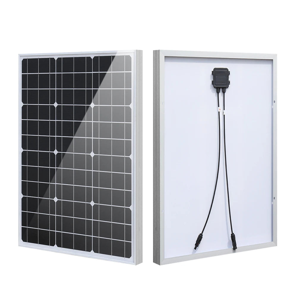 XINPUGUANG 10W 20W 50W Mono Solar Panel 18V High-Efficiency Monocrystalline PV Module Power Charger for RV Marine Rooftop Farm