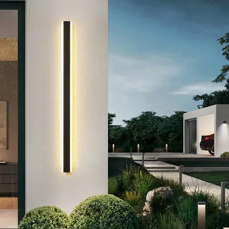 Solar Led Wall Light Outdoor 100cm Waterproof IP65 Long Wall Lamp for Garden Porch Light Washing Lamp for Courtyard