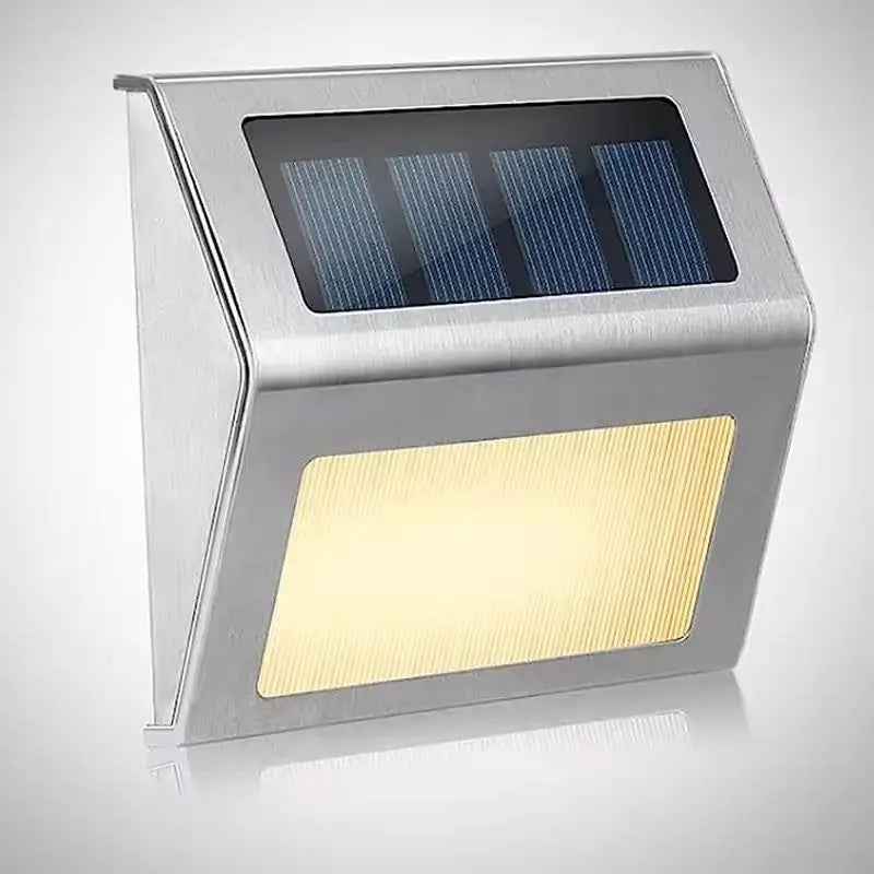 1/2/6PCS Solar Deck Lights 3LED Outdoor Staircase Lights Fence Lights Suitable for Garden Backyard Terrace Stairs