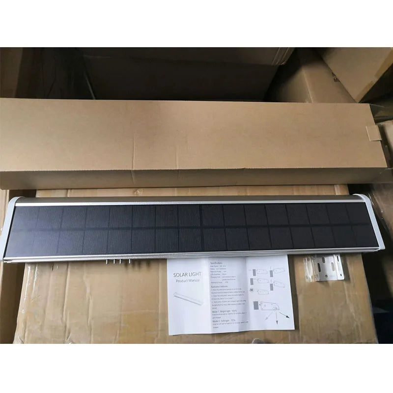 Solar Billboard Lights with Sensor Outdoor Automatic 4 Modes Lighting Solar LED Lamp Until Morning Outside for Street Wall Light