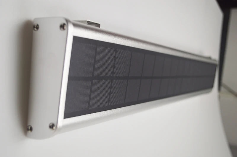 Solar Billboard Lights with Sensor Outdoor Automatic 4 Modes Lighting Solar LED Lamp Until Morning Outside for Street Wall Light