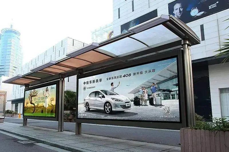 Solar LED Wall Lamp Waterproof Billboard Lights Aluminum  12000mAh Advertisement Lighting High Garden Security Home Spotlights