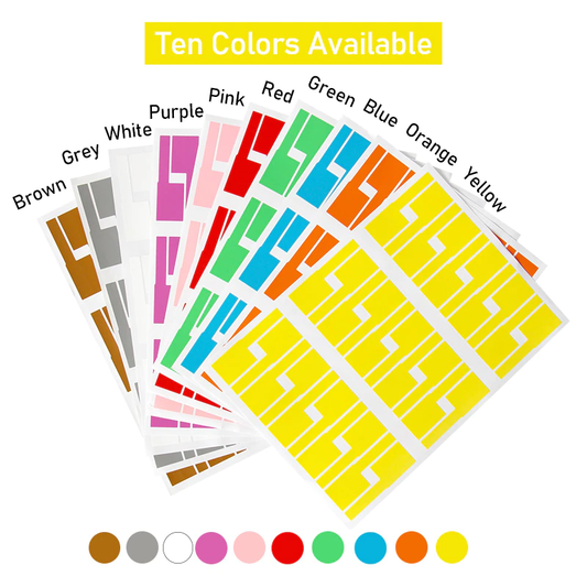 30pcs Cable Identifier Label Sticker, Indoor, Outdoor, Waterproof, Network PC UTP Wire Cable Tie Marker Marking Organizer Tag Management Tool Label Sticker. Product Information: Type: Self-Adhesive Wire Label, Quantity: 30pcs, Ten Colours, White; Yellow; Red; Blue; Green; Orange; Pink; Purple; Brown; Grey. Size: 84mm*26mm. Printing Machine: Laser printer.