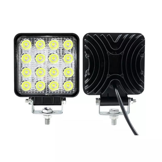 Yard Garden Shed LED Spotlight. Fog Light LED Car Truck ATV 4X4 Spotlight Light Bar. Voltage 12-24V DC, 85*85mm