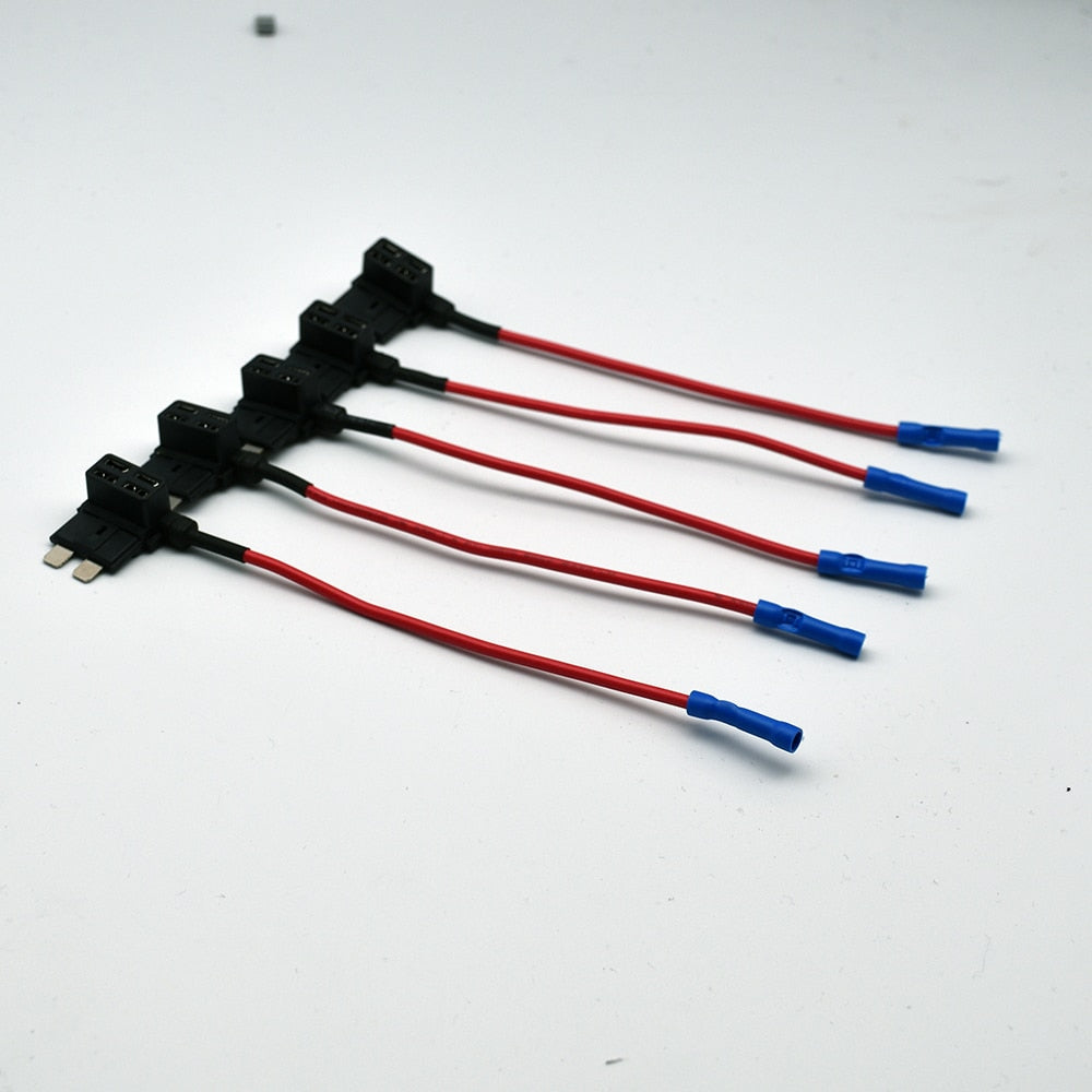 5pcs/10pcs12V MINI SMALL MEDIUM Size Car Fuse Holder Add-a-circuit TAP Adapter Micro Mini Standard ATM Blade Fuse