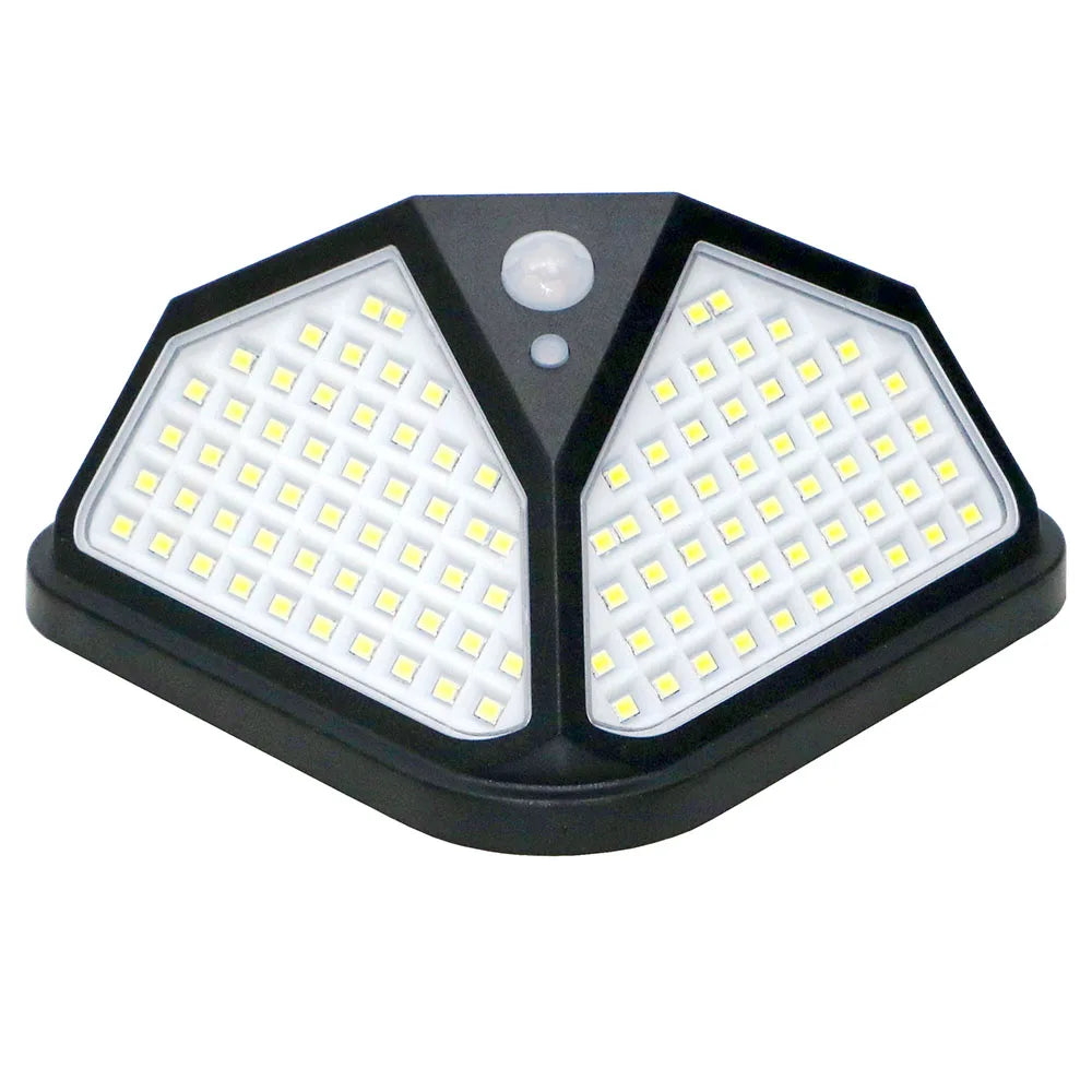 2side 102LED PIR Motion Sensor Solar Energy Street lamp 3 lighting modes Yard Path Home Garden Solar Power Induction Wall Light