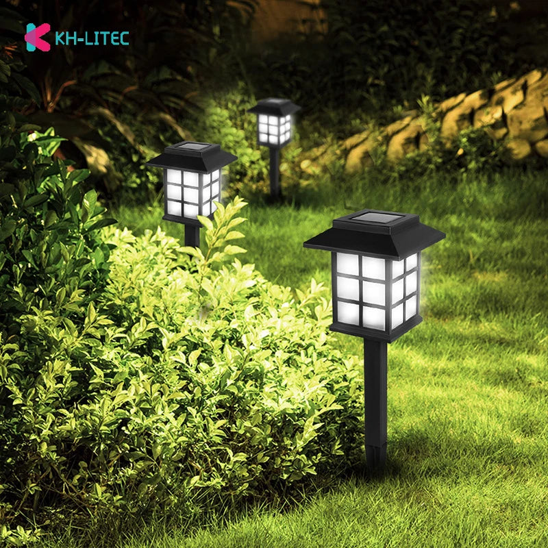 Solar Lantern Lawn Lamps Outdoor Garden Solar Spotlight Pathway Landscape Retro Solar Underground light