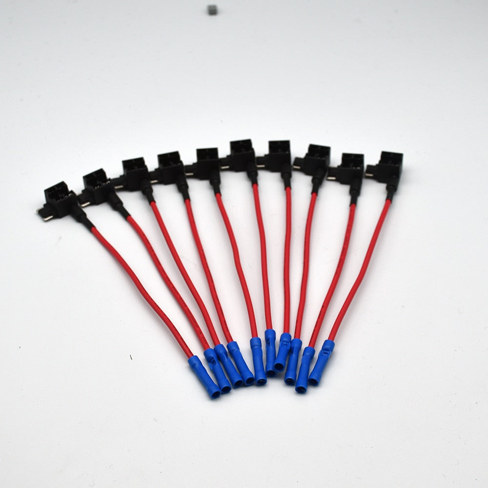 5pcs/10pcs12V MINI SMALL MEDIUM Size Car Fuse Holder Add-a-circuit TAP Adapter Micro Mini Standard ATM Blade Fuse