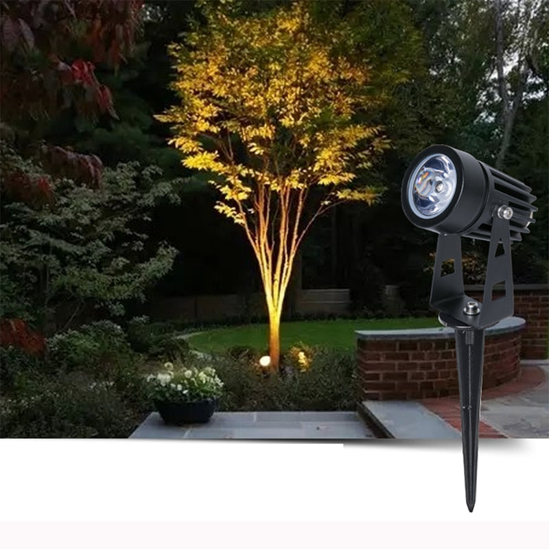 1W 3W LED Garden Lighting Outdoor Spike Lawn Lamp Waterproof Lighting Led Light Garden Path Spotlights DC12V