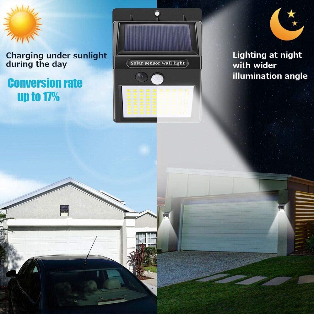 Waterproof 144 LED Solar Light Outdoor Solar Lamp PIR Motion Sensor Solar Powered Sunlight Street Lights for Garden Decoration