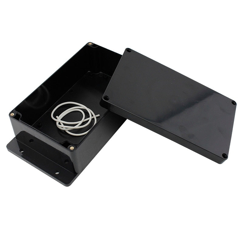 ABS Waterproof Box Electronic 5-60V DC Safe Case Plastic Boxes Black Wire Junction Box Plastic Organizer IP67 Waterproof Enclosure