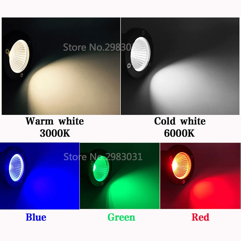 1W 3W LED Garden Lighting Outdoor Spike Lawn Lamp Waterproof Lighting Led Light Garden Path Spotlights DC12V