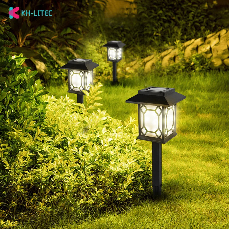 Solar Lantern Lawn Lamps Outdoor Garden Solar Spotlight Pathway Landscape Retro Solar Underground light