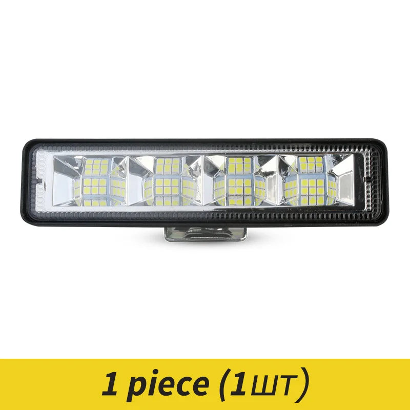 72W Car Work Light LED Bar  4x4 24 LED Working Bar Offroad SUV ATV Tractor Boat Trucks Excavator 12V 24V led Combo Beam