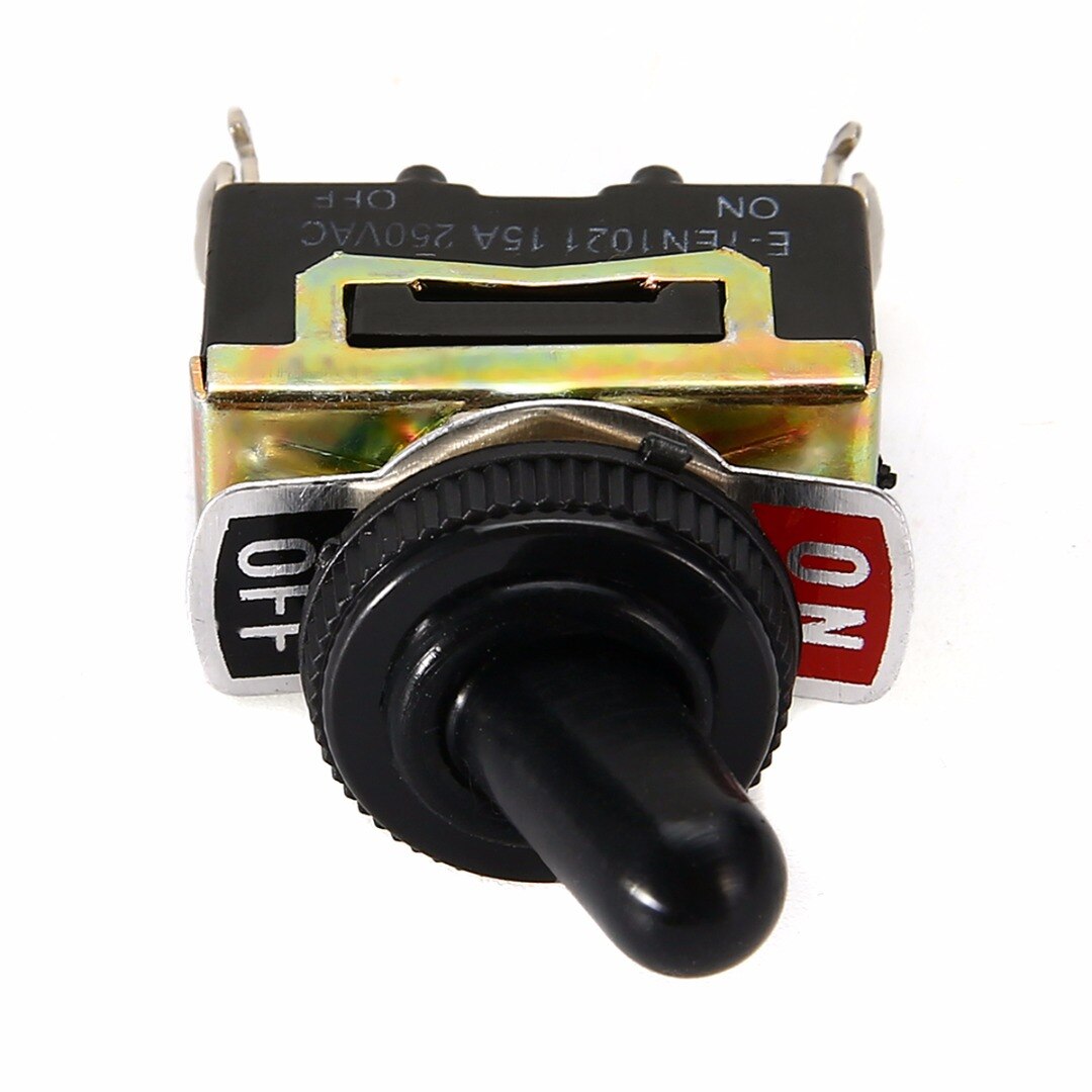 Miniature On Off Small Toggle Switch Heavy Duty with Waterproof Cover 12V 10A