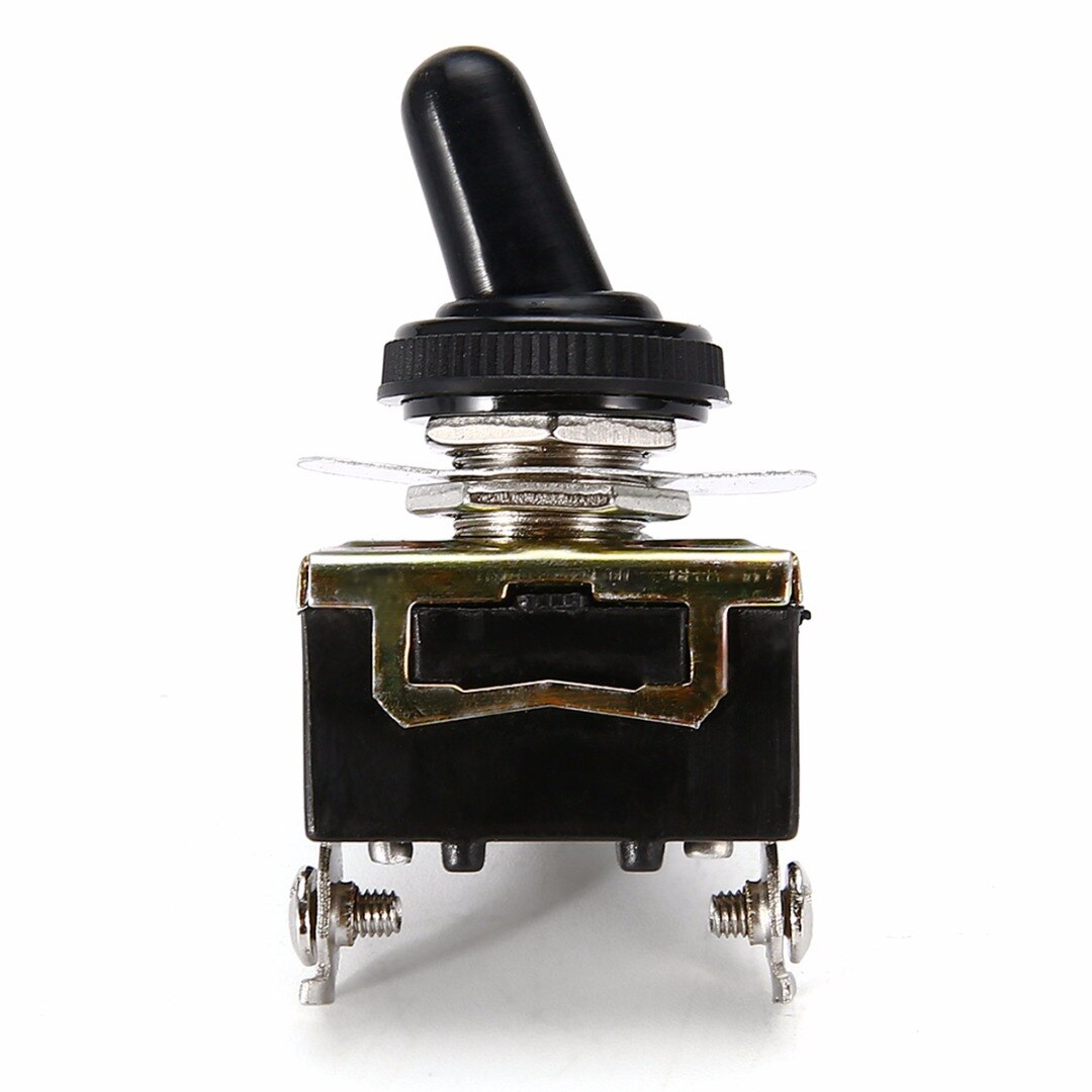 Miniature On Off Small Toggle Switch Heavy Duty with Waterproof Cover 12V 10A