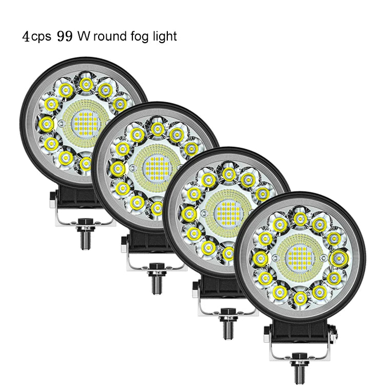 4inch 123W LED Bar Offroad 4X4 Spotlight 12V 24V Work Light Bar For Jeep Truck Car Tractor SUV ATV Barra LED Headlights