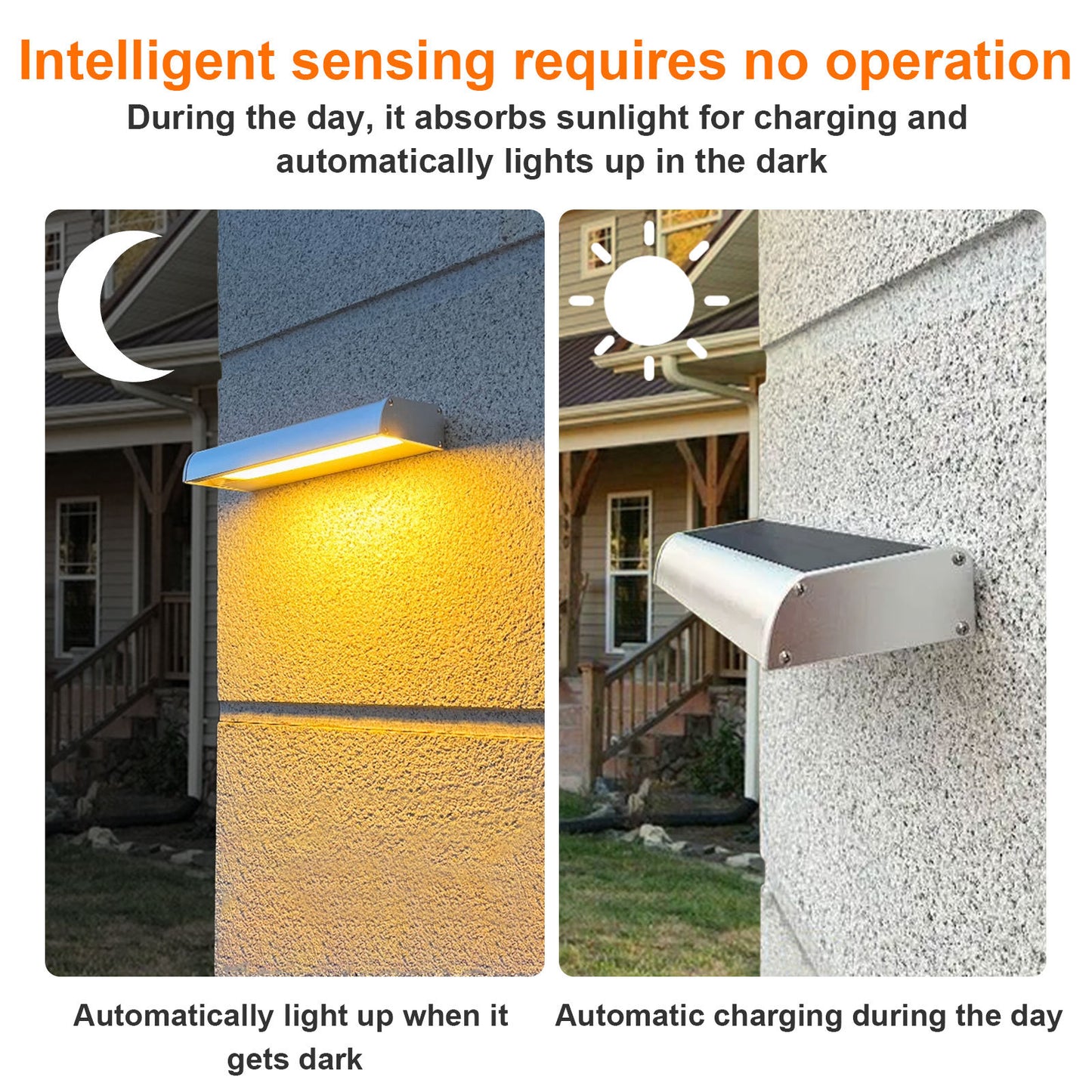 Billboard Solar Light Solar Outdoor Lighting Work 12h Automatic Sensing Super Bright Solar Lamp Outside for Sign Billboard Wall