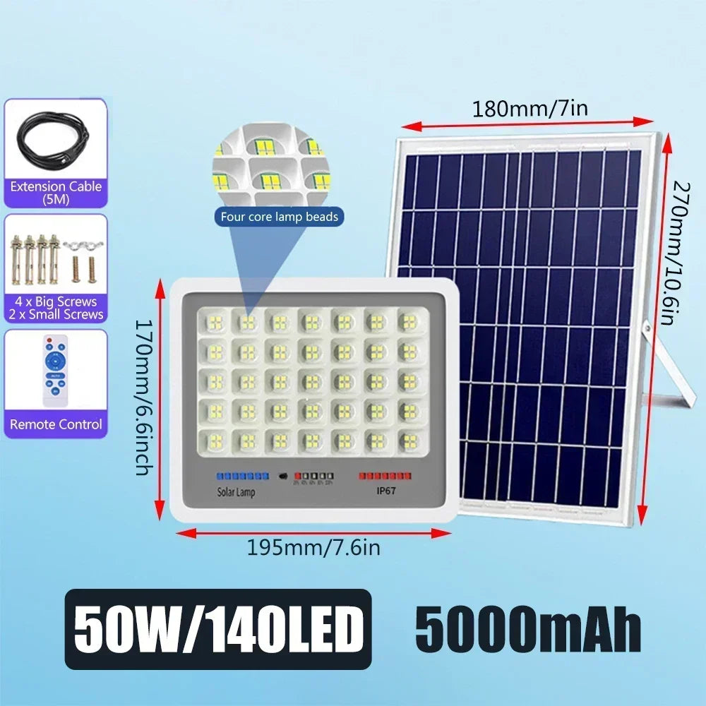 600LED Solar Street Light Super Bright Outdoor Waterproof Motion Sensor Garden Yard Decorative Lighting