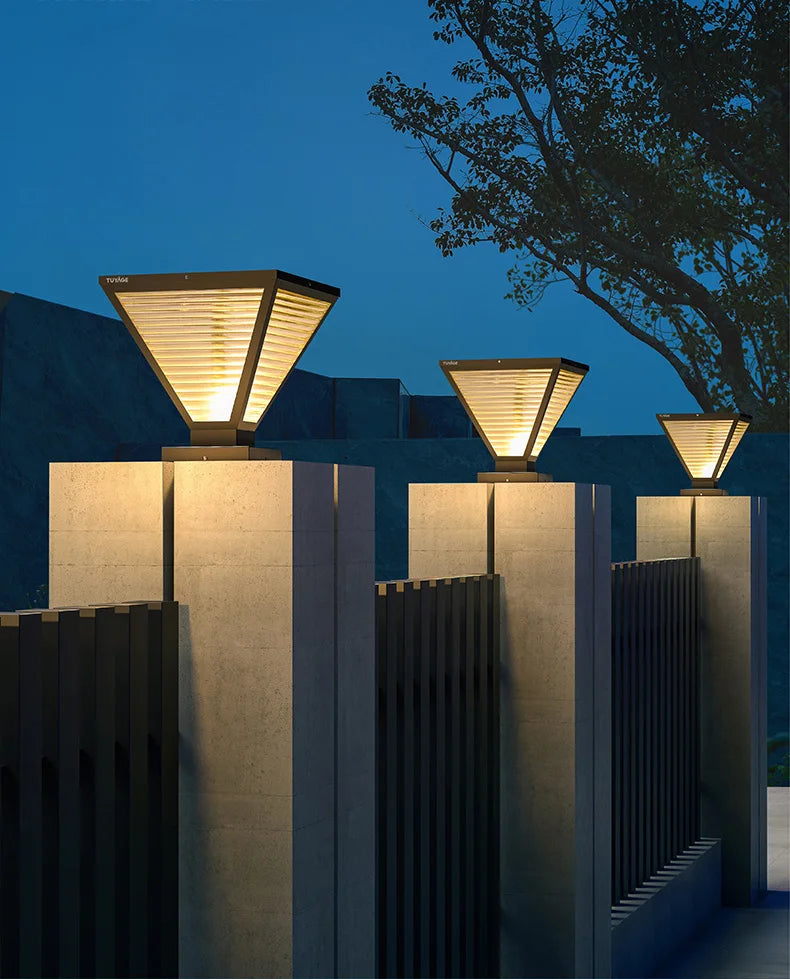Outdoor column lights solar LED column lights non solar lights outdoor garden decorations outdoor garden lights