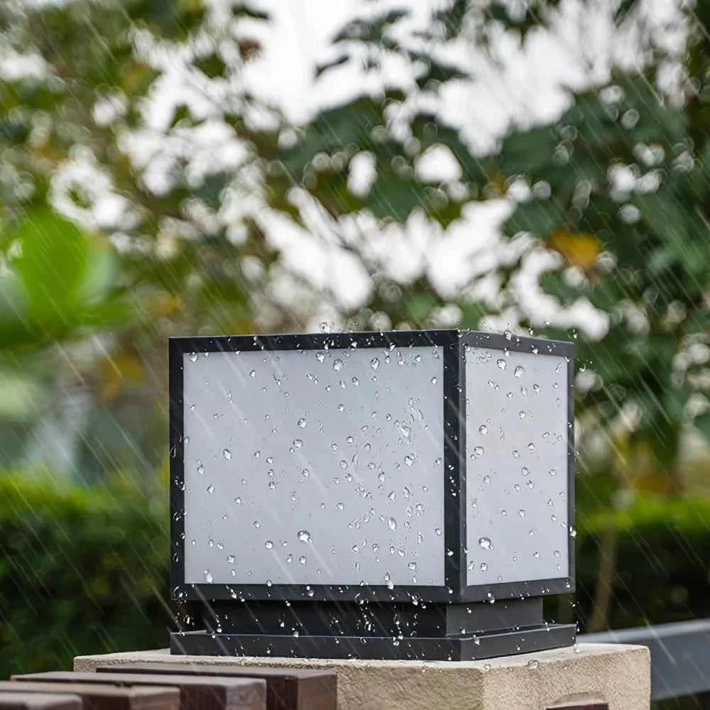 LED Solar Lights Outdoors Waterproof Solar Column Light Classical style Timed with Remote Control LED Light for Garden Patio