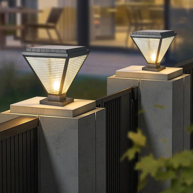 Outdoor column lights solar LED column lights non solar lights outdoor garden decorations outdoor garden lights