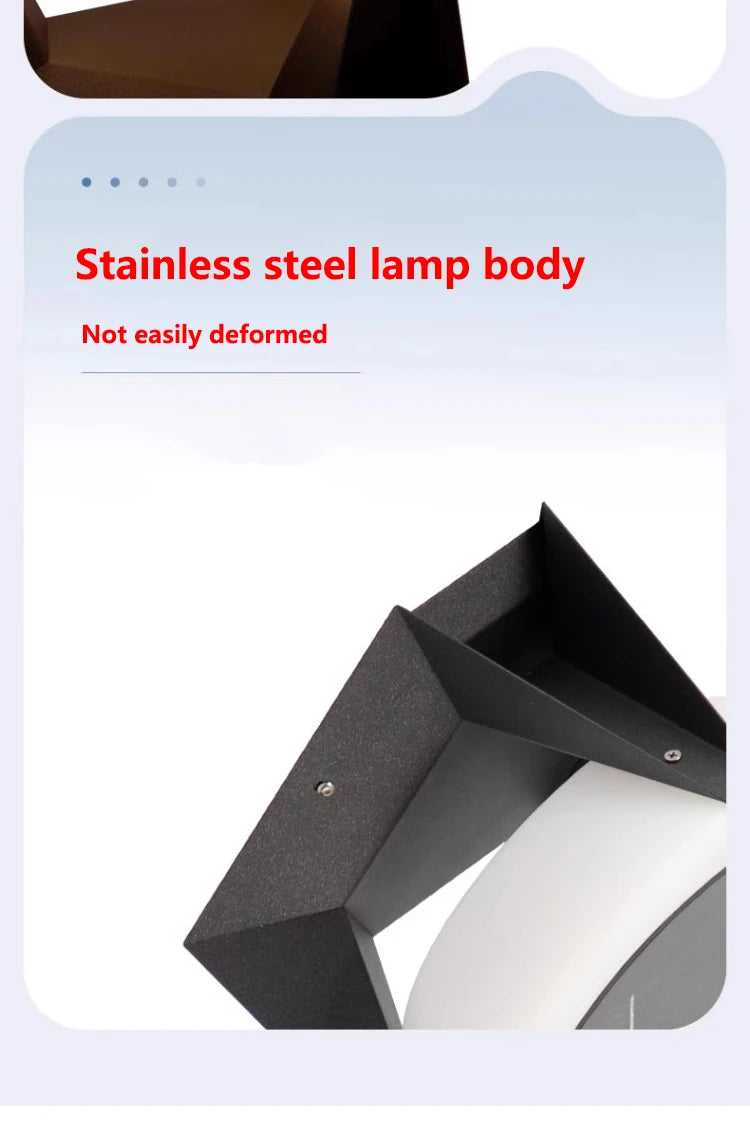 LED Solar Lights Outdoor Garden Light Column Lamps Post Light Waterproof Fence Gate Cap Light Lantern Head Lamp Patio Decoration