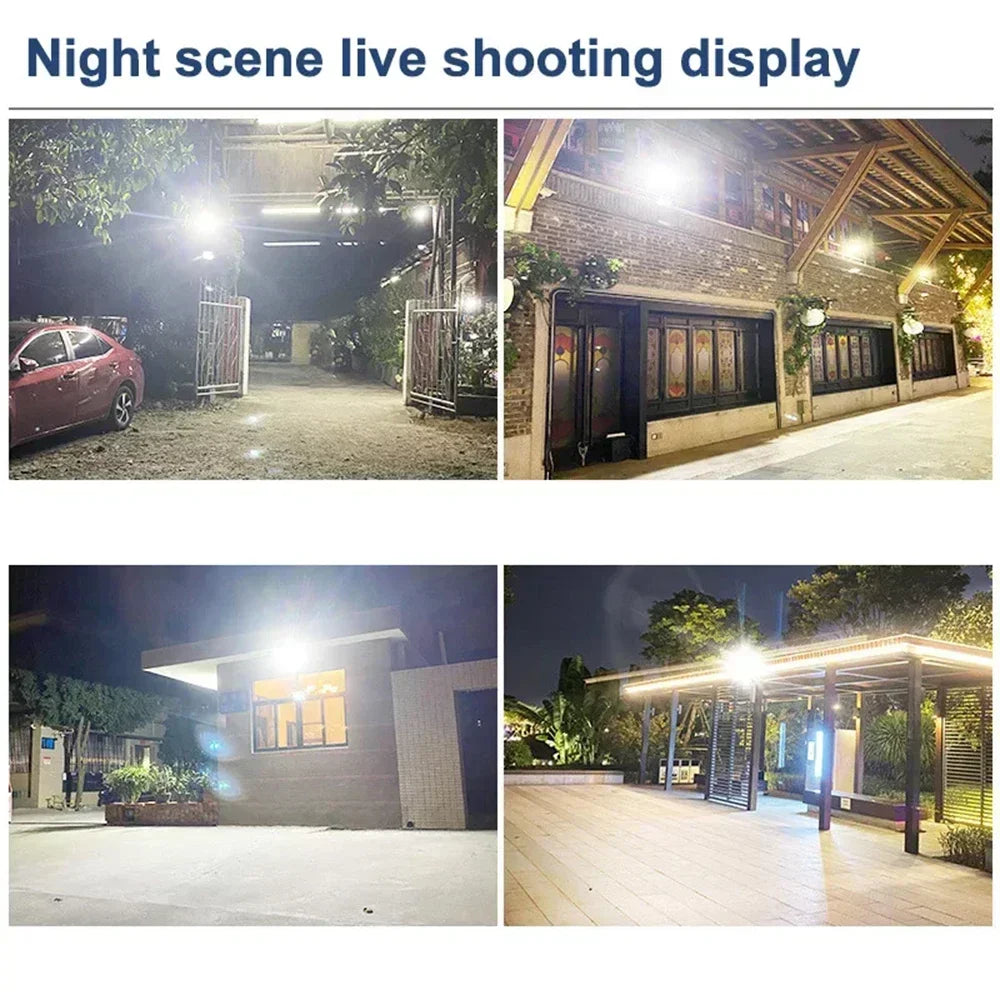 600LED Solar Street Light Super Bright Outdoor Waterproof Motion Sensor Garden Yard Decorative Lighting