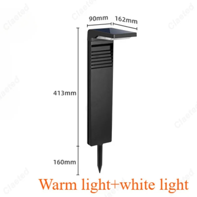 New LED Solar Courtyard Light for Home Outdoor Waterproof Villa Landscape Park Garden Lawn Atmosphere Decorative Lighting