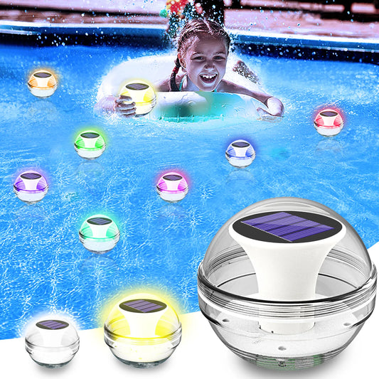 Floating Pool Lights Solar Pool Lights RGB Colour Changing IP65 Waterproof LED Night Light for Swimming Pool Hot Tub Pond Decor - Free Shipping