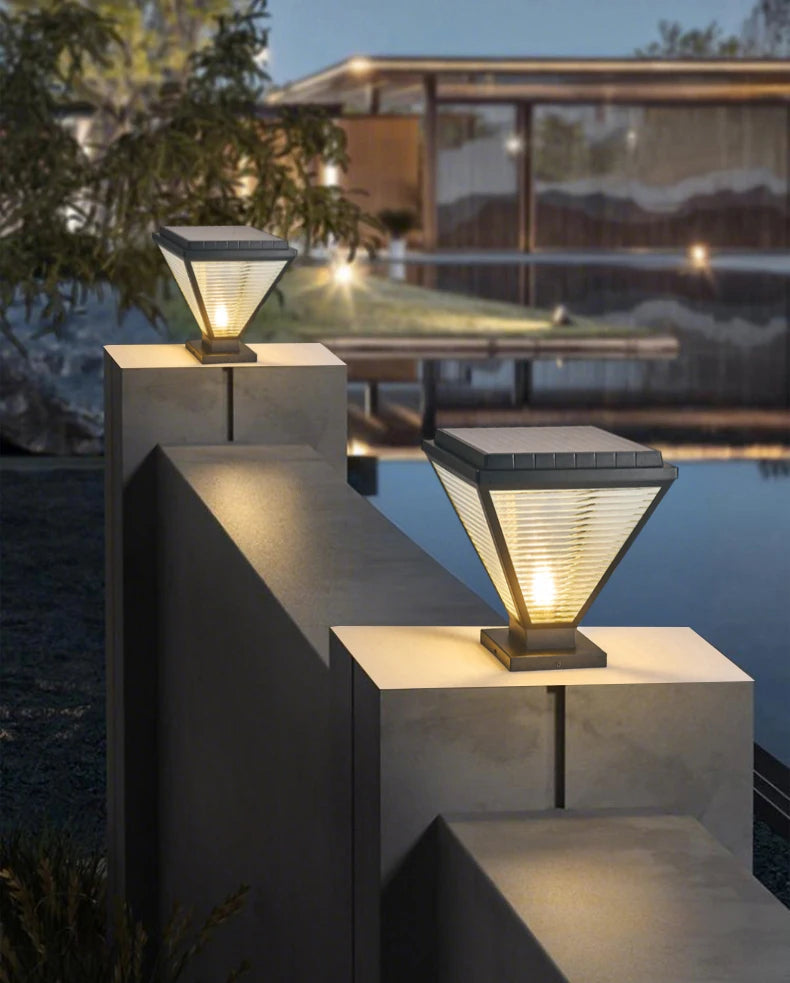 Outdoor column lights solar LED column lights non solar lights outdoor garden decorations outdoor garden lights