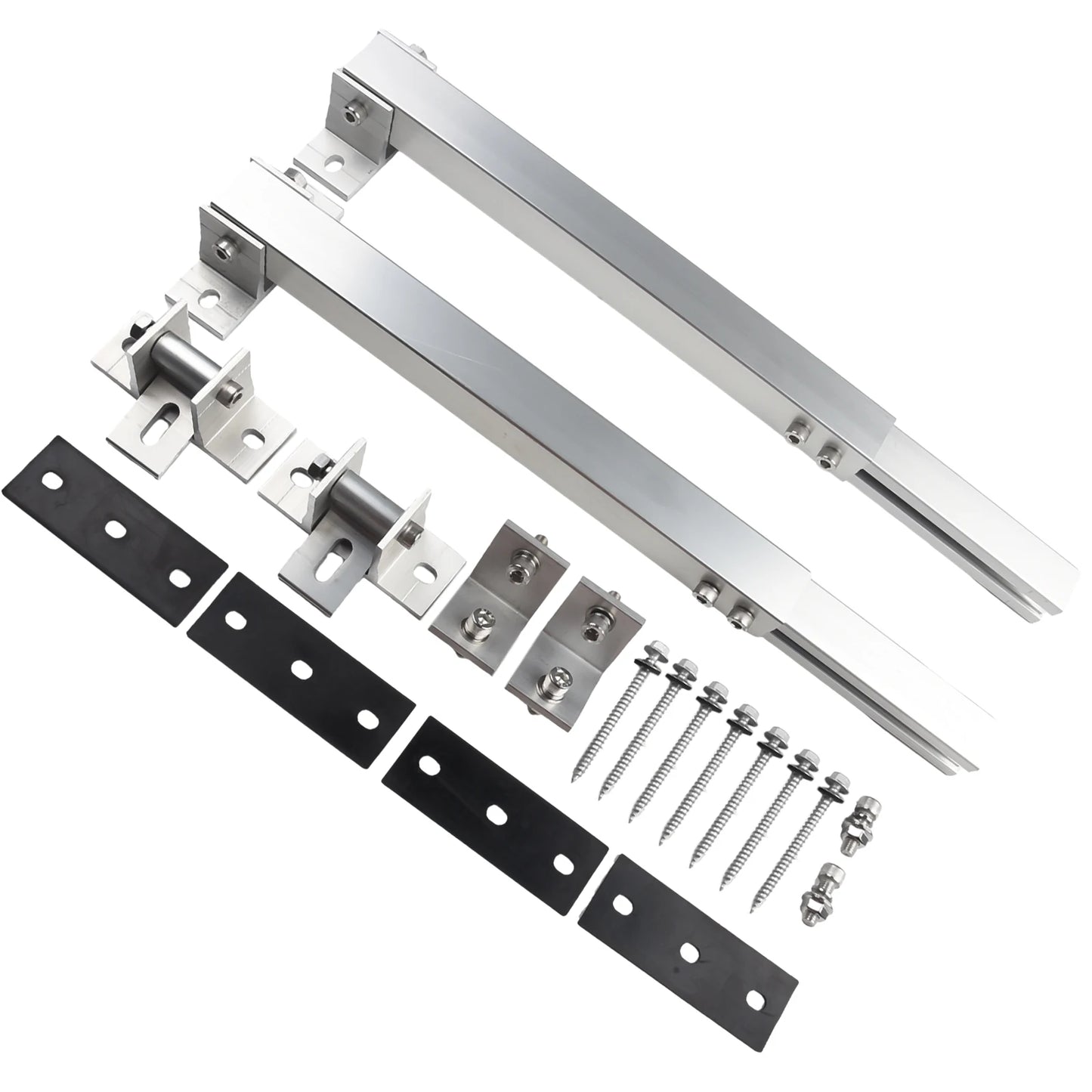 Adjustable Photovoltaic Support Set 36~68cm Aluminium Alloy for Installing Solar Panels Caravans Balconies Roofs Walls Hardware