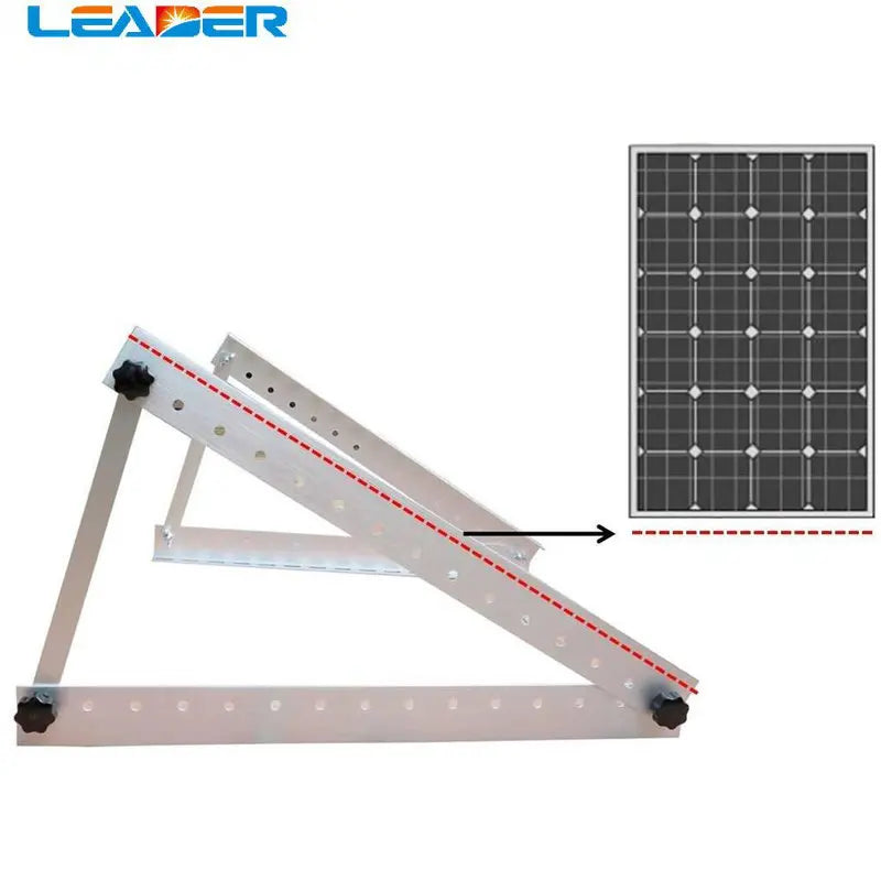 LEADER SOLAR 1 Set 556/712/1040 for 100W To 300W Solar Panel Adjustable Triangle Aluminium Solar Panel Roof Mounting Bracket