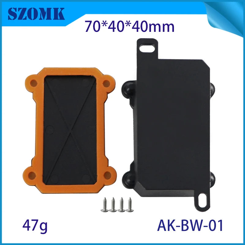 IP68 SZOMK Black Box Outdoor Waterproof Case Plastic Box Electronic Project Case Instrument Waterproof Junction Box Housing
