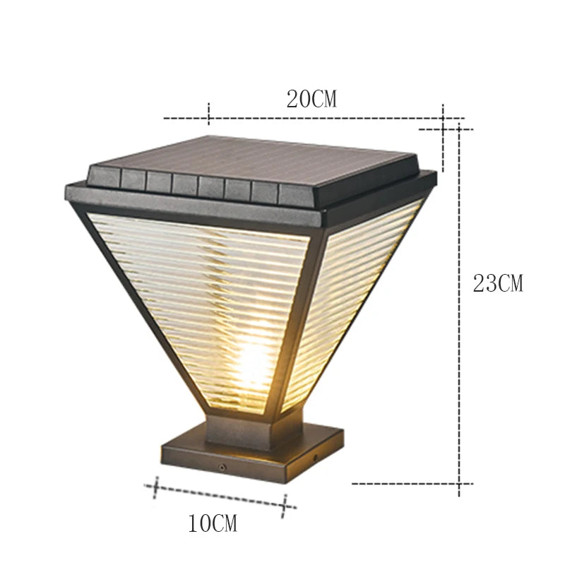 Outdoor column lights solar LED column lights non solar lights outdoor garden decorations outdoor garden lights