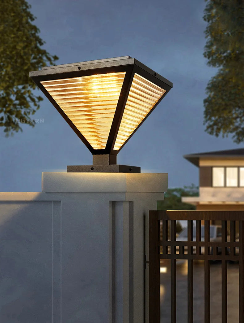 Outdoor column lights solar LED column lights non solar lights outdoor garden decorations outdoor garden lights