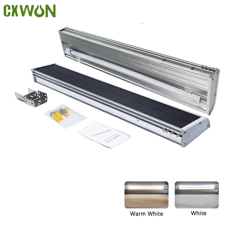 Solar LED Wall Lamp Waterproof Billboard Lights Aluminum  12000mAh Advertisement Lighting High Garden Security Home Spotlights